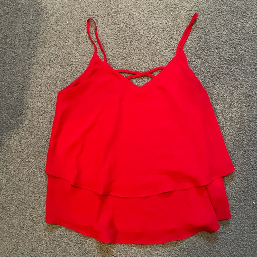 Super Cute Boutique Top with Strappy Back!